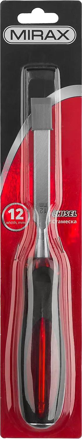 MIRAX 12 мм, стамеска с двухкомпонентной прозрачной рукояткой 1810-12