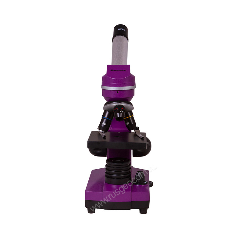 Микроскоп Bresser Junior Biolux SEL 40–1600x, фиолетовый