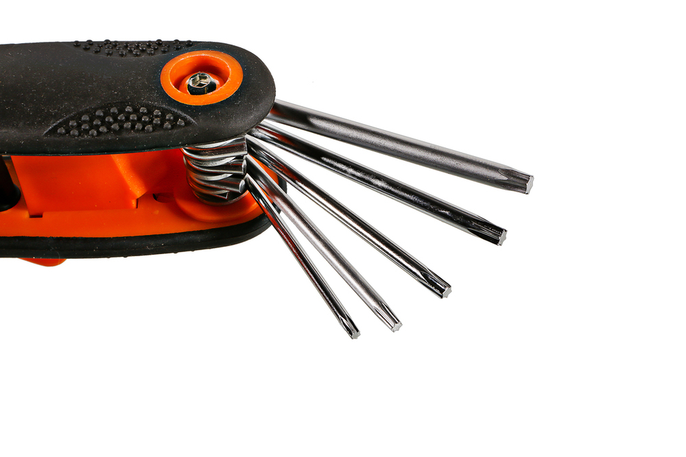 Набор ключей TORX, 8 шт, наконечник звезда, CrV Sturm!