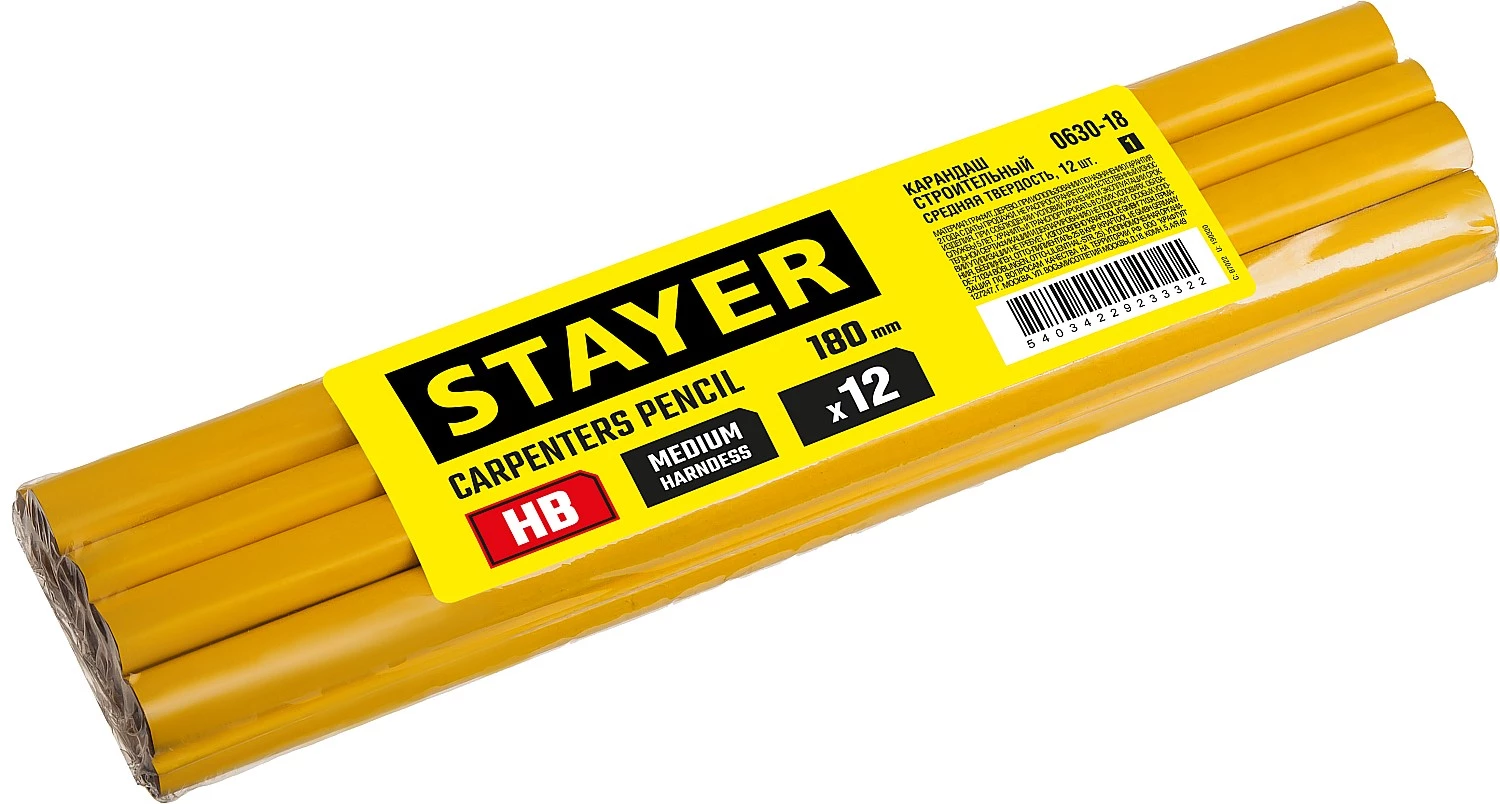 STAYER 180 мм, карандаш строительный 0630-18_z01