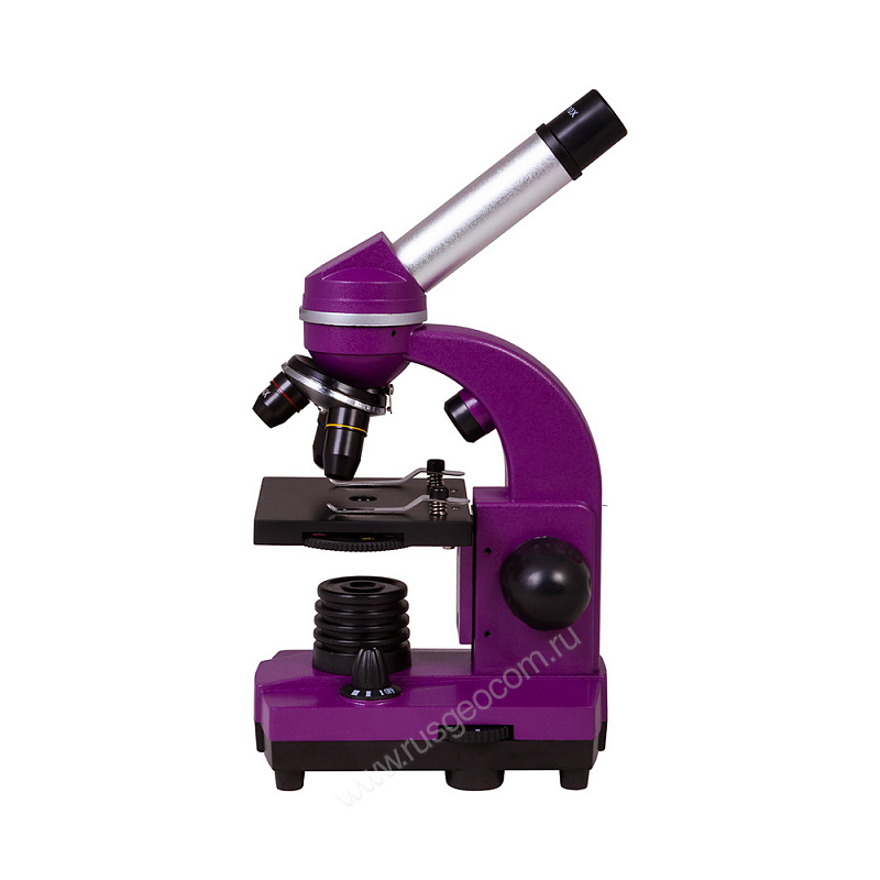 Микроскоп Bresser Junior Biolux SEL 40–1600x, фиолетовый