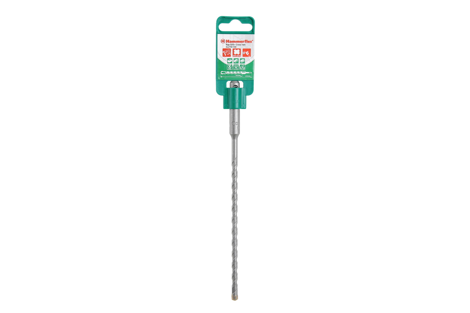 Бур HAMMER Ф6х210мм SDS Plus (201-312)