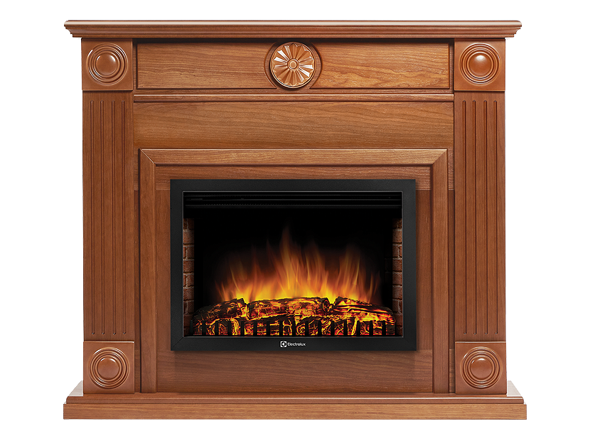 Портал Firelight Frame 25U (угловой) шпон дуб