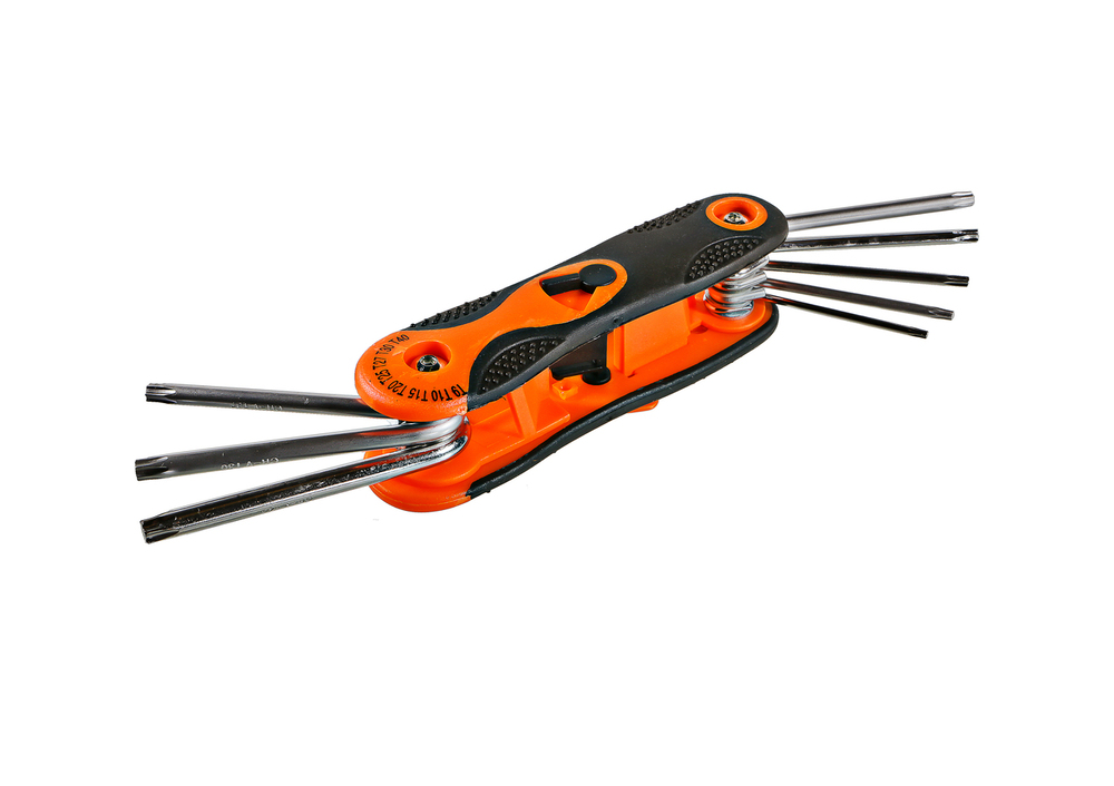 Набор ключей TORX, 8 шт, наконечник звезда, CrV Sturm!