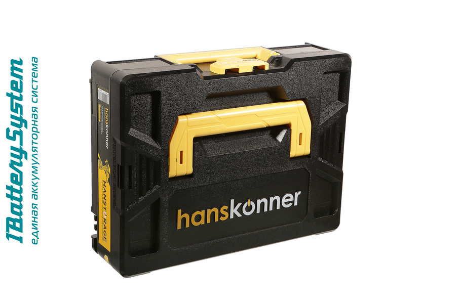 HCD20165PRO Аккумуляторный шуруповерт Hanskonner 1BatterySystem