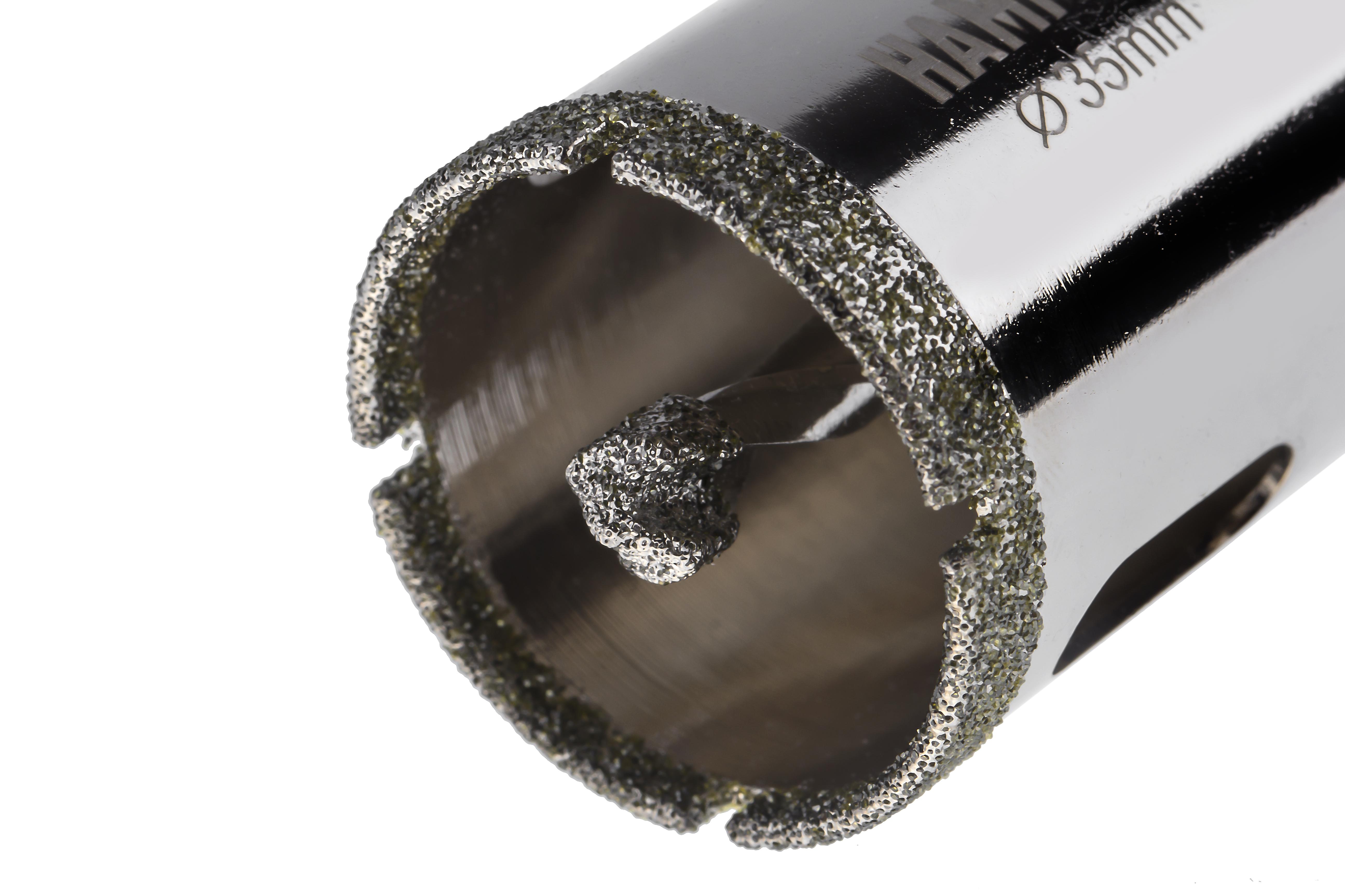 Коронка алмазная HAMMER Ф35мм HEX (DHS 35.0*65/5)