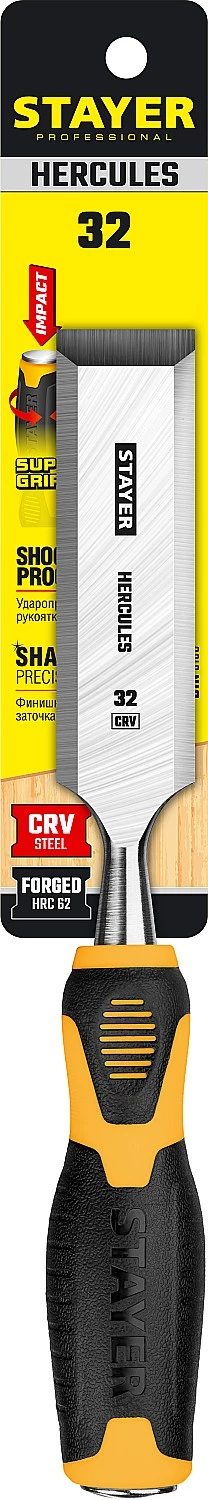 STAYER 32 мм, с двухкомпонентной ручкой, стамеска 18205-32_z01