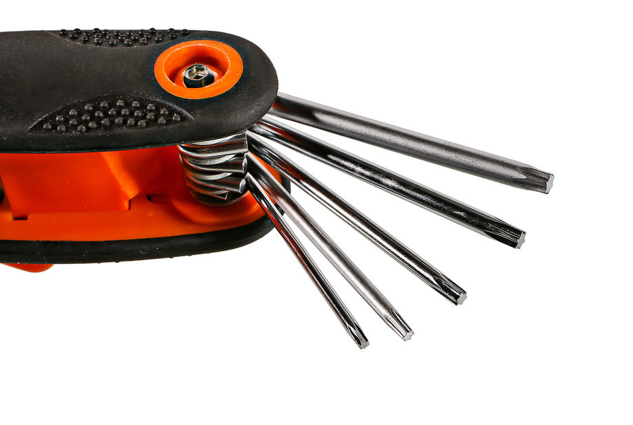 Набор ключей TORX, 8 шт, наконечник звезда, CrV Sturm!