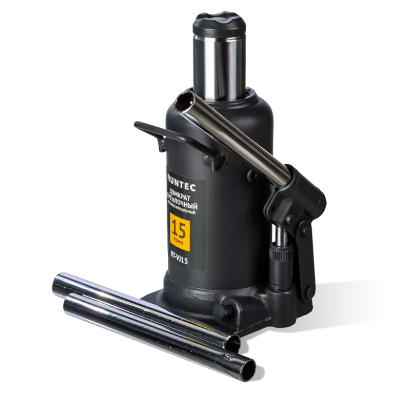 RUNTEC RT-VJ15 Домкрат бутылочный профессиональный 15 т, 228-508 мм